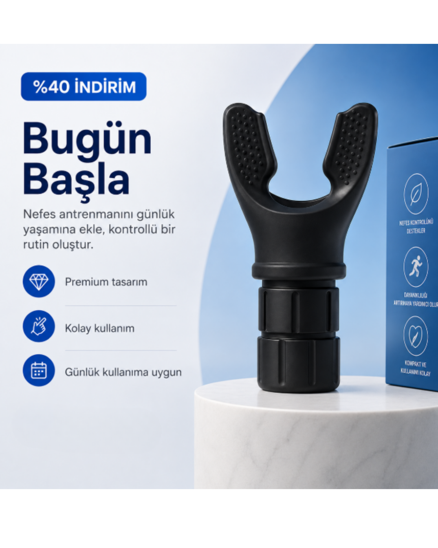 Kondisyonlab® 3 Kademeli Nefes Güçlendirici